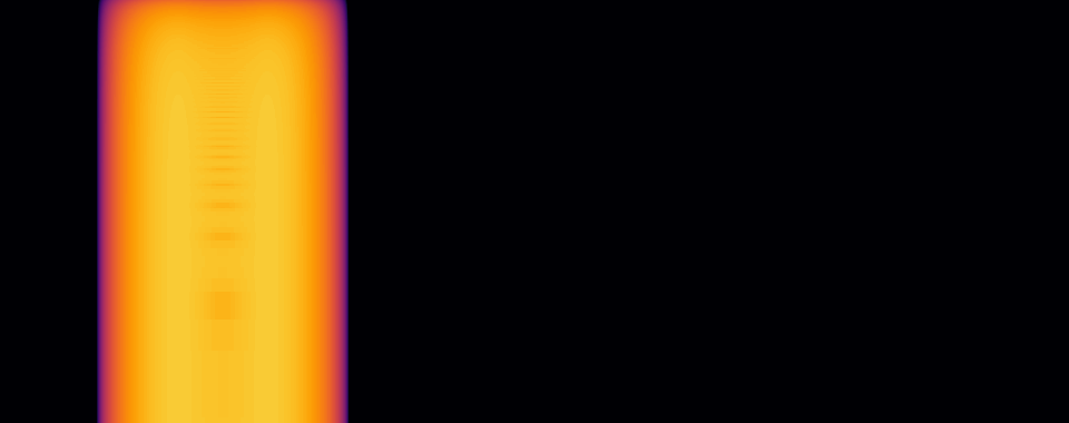 One wide smear where two clicks occurred